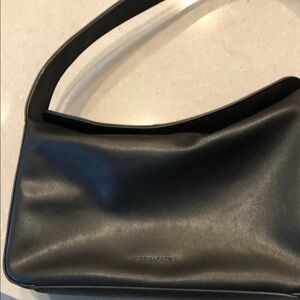 BCBGMaxAzria Black Crescent Shoulder Bag